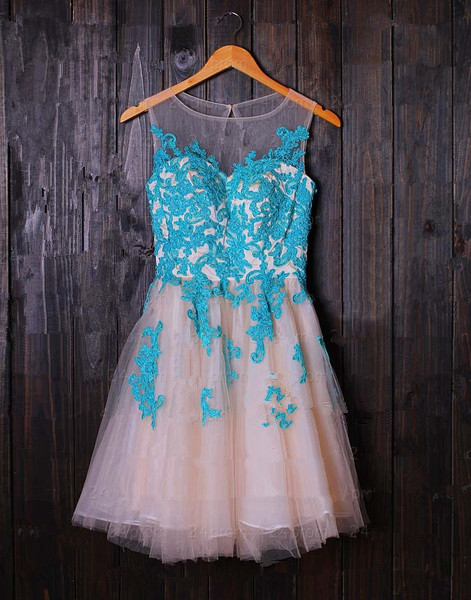 Lace Homecoming Dress,tulle Homecoming Dress,champagne Homecoming Dress,lace Homecoming Dress,short Prom Dress,country Homecoming Gowns,sweet 16