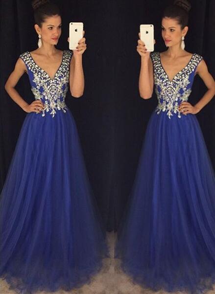 Royal Blue Prom Dresses,royal Blue Prom Gowns,prom Dresses 2016, Party Dresses 2016,long Prom Gown,prom Dress,sparkle Evening Gown,sparkly Party