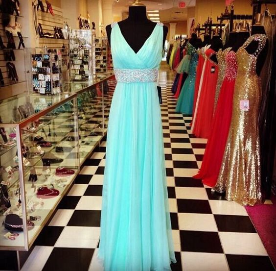 Chiffon Prom Dresses,evening Dress,light Blue Prom Dress,sequined Prom Dress,sequins Prom Gown,sexy Prom Dress,long Prom Gown,modest Evening