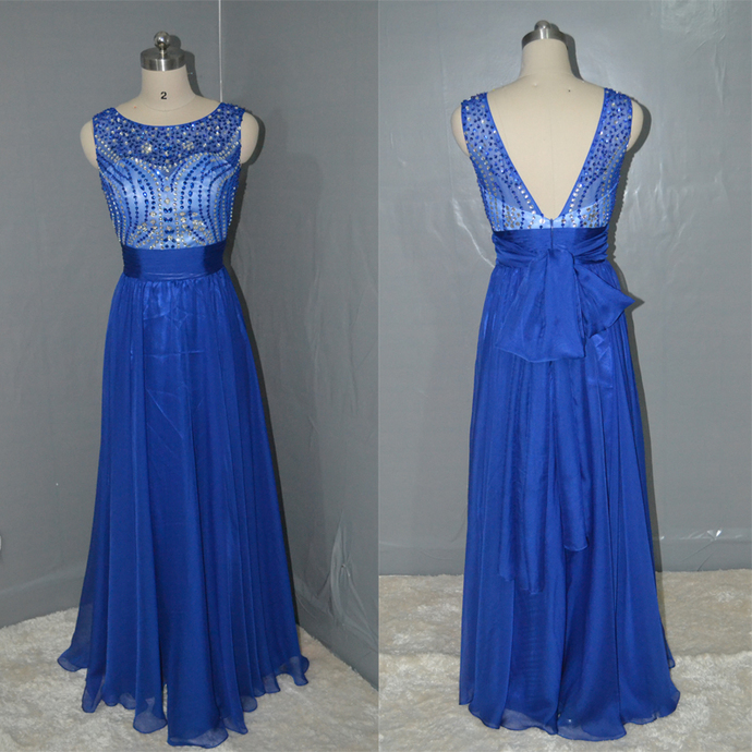 Royal Blue Charming Prom Dress,long Prom Dresses,charming Prom Dresses,evening Dress, Prom Gowns, Formal Women Dress,prom Dress