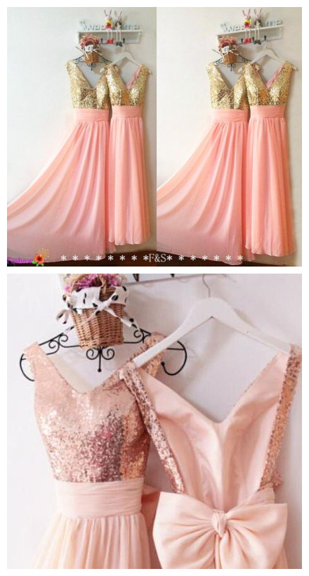 Prom Dresses,blush Pink Evening Gowns,sexy Formal Dresses,chiffon Prom Dresses,fashion Evening Gown,sexy Evening Dress,sequins Party