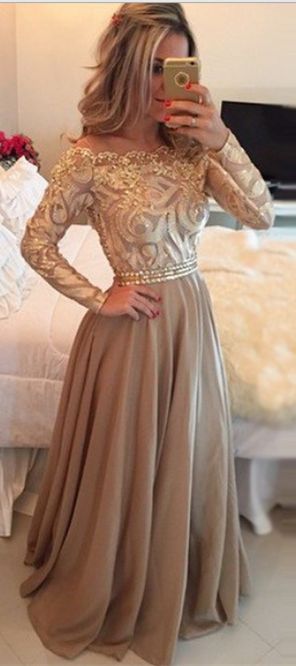 Floor Length Gold Tulle Prom Dress Backless Evening Gown -  TheCelebrityDresses