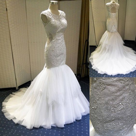 Wedding Dresses,2016 Wedding Gown,lace Wedding Gowns,bridal Dress,wedding Dress,brides Dress,vintage Wedding Gowns, Mermaid Wedding Dress