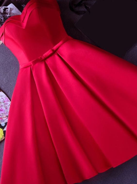 Red Prom Dress,sweetheart Prom Dress,mini Prom Dress,fashion Homecomig Dress,sexy Party Dress, Style Evening Dress