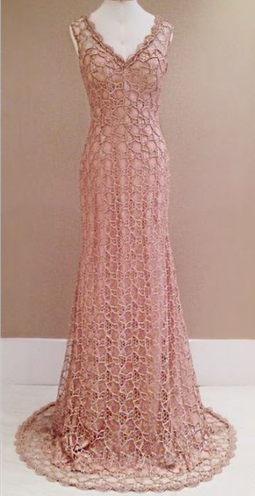 2017 Style Prom Dress Blush Pink Evening Gowns Lace Prom Gowns