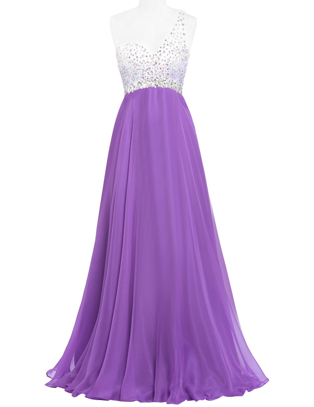 fitted lace wedding dress Jovani 06017 Size 2, 6 Purple Mermaid Prom Dress Sequin, 2 / Purple main image 0