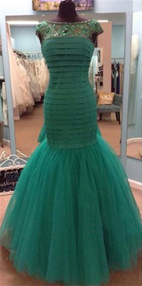 Long Prom Dress, Green Prom Dress, Mermaid Prom Dress, Prom Dress, Party Prom Dress, Formal Prom Dress, Evening Dress