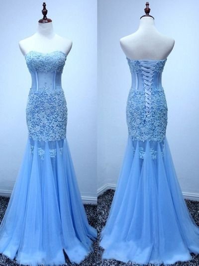 Mermaid Prom Dresses,lace Up Back Prom Dress,long Prom Dress,elegant Prom Dress,charming Evening Dress