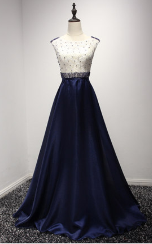 Prom Dresses Prom Gowns,navy Blue Prom Dresses, Party Dresses,long Prom Gown,prom Dress,evening Gown,party Gown