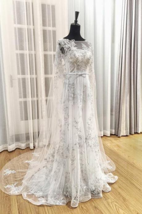 Gray Wedding Dress,wedding Dresses,wedding Dress,wedding Gown,bridal Gown,bride Dresses, Luxury Wedding Dress,lace Wedding Dress,appliqued