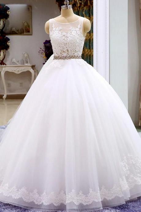Wedding Dress,wedding Gown,bridal Gown,bride Dresses, Long Wedding Dresses, Ball Gown Wedding Dress,lace Wedding Dress,princess Wedding