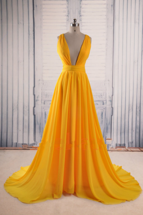 mustard graduation dress Formal Dresses Yellow Prom Dresses 2019 Yellow Prom Dresses Luulla v neck sequin dress