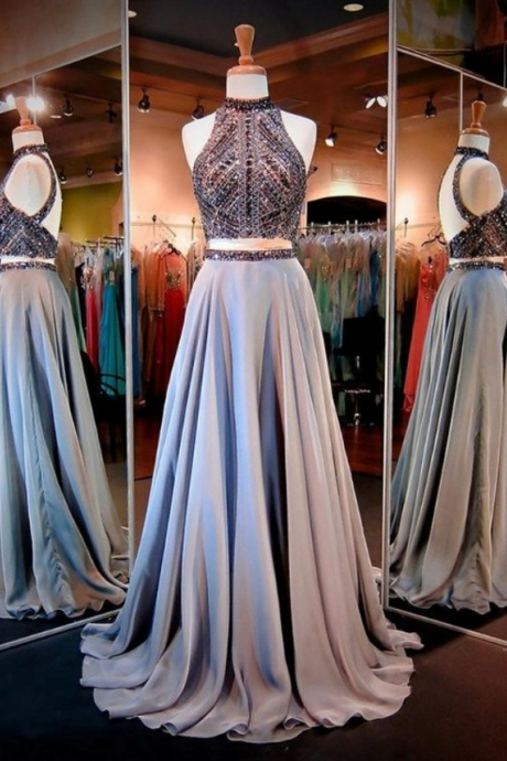 Embroidered Prom Dresses,two Piece Prom Dresses Dresses,prom Dresses