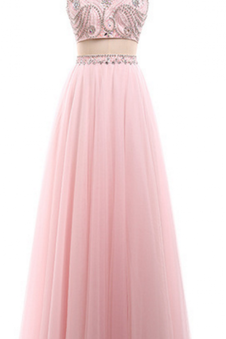 Elegant karin elegant evening dress, special occasion, wearing a long gown PROM dress long ball gown sleeveless dress wearing sexy ball gown, romantic chiffon long PROM dresses, high neck floor length and high quality crystal beads evening dress, beach party