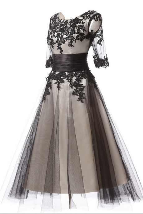 To Mom's Bridal Gown, A Formal Evening Gown With A Grey, Elegant Tan