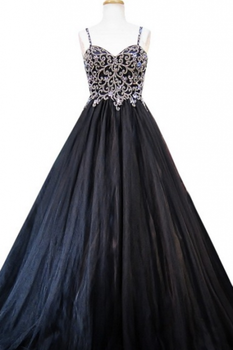 The new sweethearts dress, the black tulle women&amp;#039;s evening gown