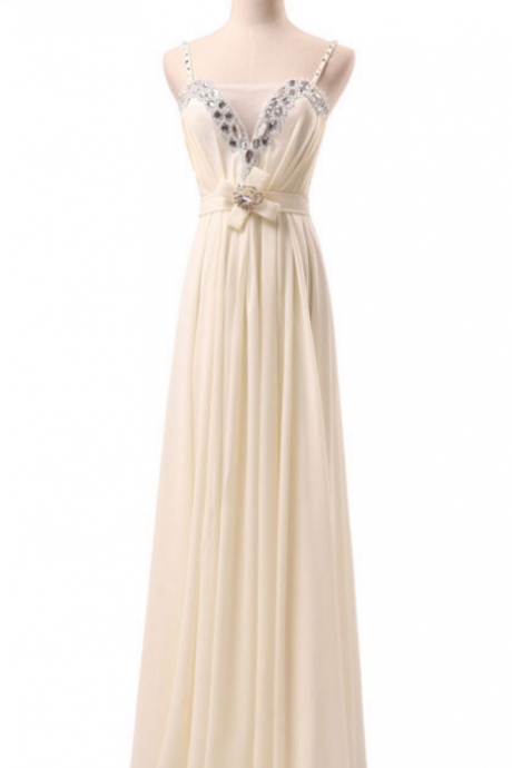 The Evening Gown Before The Crystal Evening Gown Of The Newly Arrived Elegant Sweetheart A Chiffon Gown,