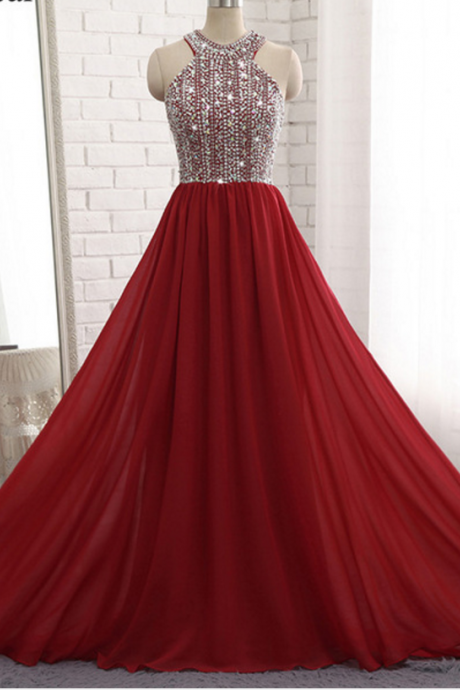 The Most Popular Is A Chiffon Evening Dress With Bling Bling