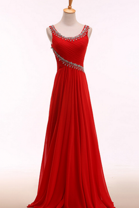 Elegant red evening dress, crystal evening gown, long skirt, long skirt, high - grade women&amp;amp;#039;s wear, high-end women&amp;amp;#039;s evening dress