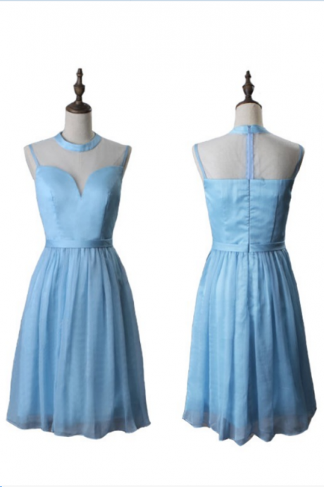 Short Homecoming Dress,elegant Light Blue Homecoming Dress,prom Dress