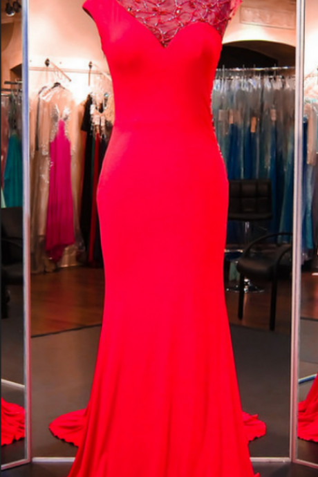 Red Prom Dresses,prom Dress,red Prom Gown,prom Gowns,elegant Evening Dresses