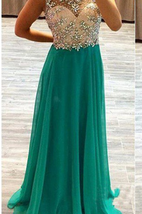 Gorgeous Prom Gown,blue Prom Gown,beaded Prom Gowns,sequin Prom Gown,a Line Prom Gown,sexy Prom Gown,long Prom Gown,party Dress