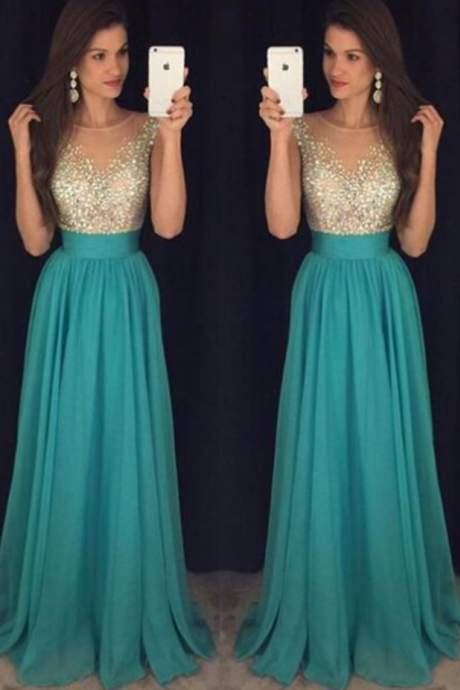 Prom Dresses,elegant Evening Dresses,long Formal Gowns,beaded Party Dresses,chiffon Pageant Formal Dress