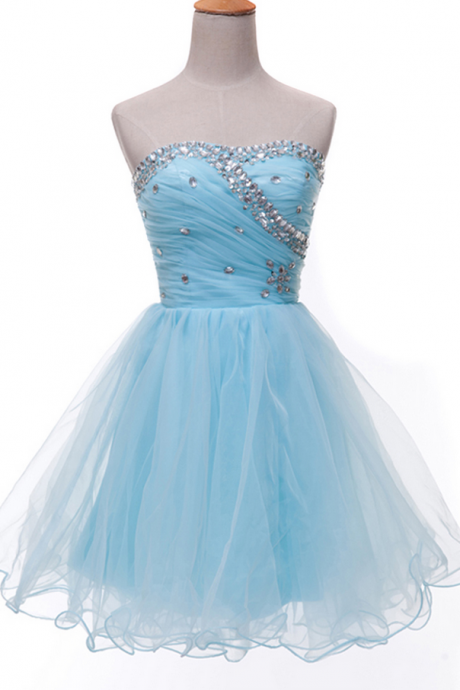 Princess-vestidos-de-fiesta-cortos-short-design-cute-prom-dress-for-party-and- Prom-girls Graduation Dresses