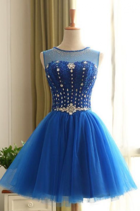 Custom Made Blue Homecoming Dress,short Prom Dress,graduation Party Dresses, Homecoming Dress,