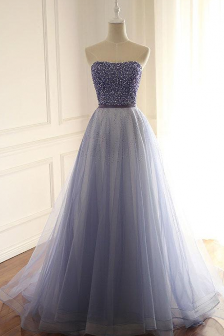 Halter Prom Dress,party Dress,long Evening Dress,tulle Party Dresses