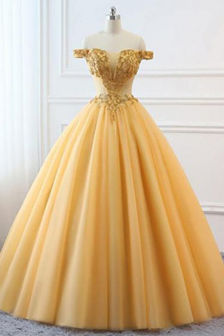 Tulle Off Shoulder Corset Custom Size Prom Dress