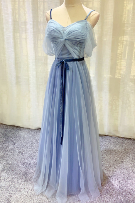 Elegant, Spaghetti Strap Bridesmaid Dress, Prom Dress,custom Made