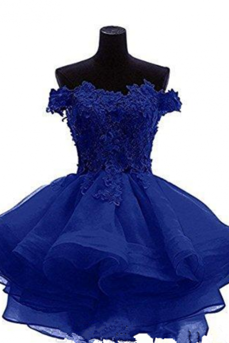 Newest Lace Short Homecoming Dresses Beaded Applqiues Plus Size Appliques Mini Graduation Formal Prom Party Gown