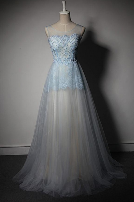 Light Sky Blue A-Line Prom Dress,Long Evening Dress,Evening Dress,Sweet 16 Dress,Long Prom Dresses,Prom Dresses 
