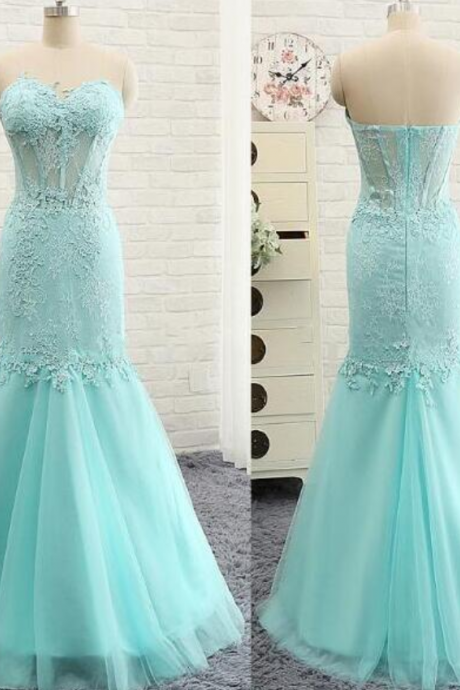 Off Shoulder Green Tulle Mermaid Prom Dresses 2020 Women Party Gowns ,custom Made Party Gowns