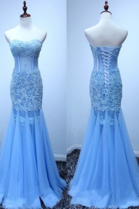 Real Made Mermaid Sexy Appliques Prom Dresses,Long Evening Dresses,Prom Dresses 2018 New Arrival Sexy Weding Party Gowns ,Girls Pageant Gowns