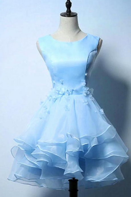Homecoming Dresses Lovely Organza Layers Short Homecoming Dress, Prom Dress