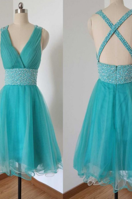 Popular Simple Cross Unique Elegant Casual For Teens Homecoming Prom Dress