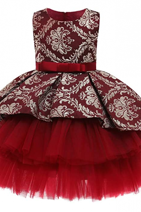 Girls High Low Party Dresses Princess for Girls Ball Gowns Dress