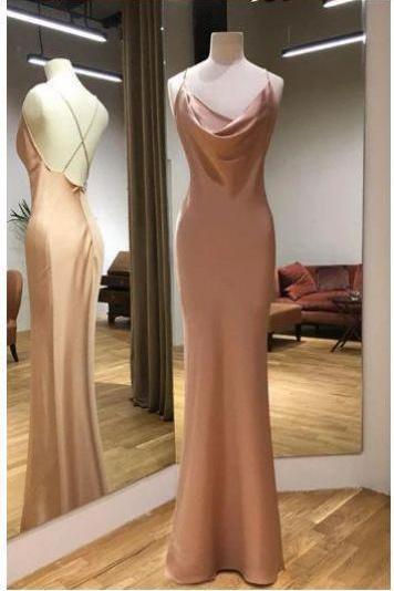 Sexy Simple Prom Dress Long, Evening Dress, Special Occasion Dress, Formal Dress, Graduation School Party Gown