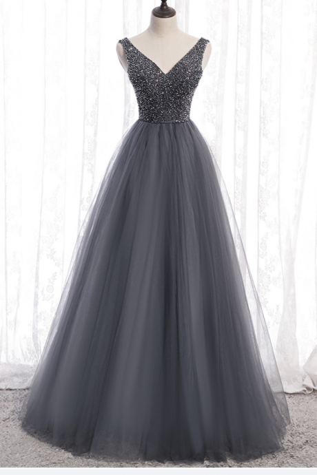 Prom Dresses,banquet Annual Party Evening Dress Slim Fairy Temperament Dress Female