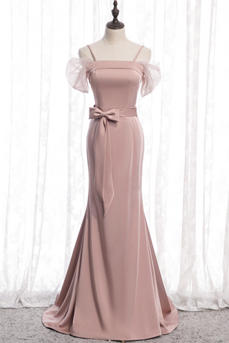 Prom Dresses,banquet Evening Dress Long Fishtail Slim Temperament Party Dress