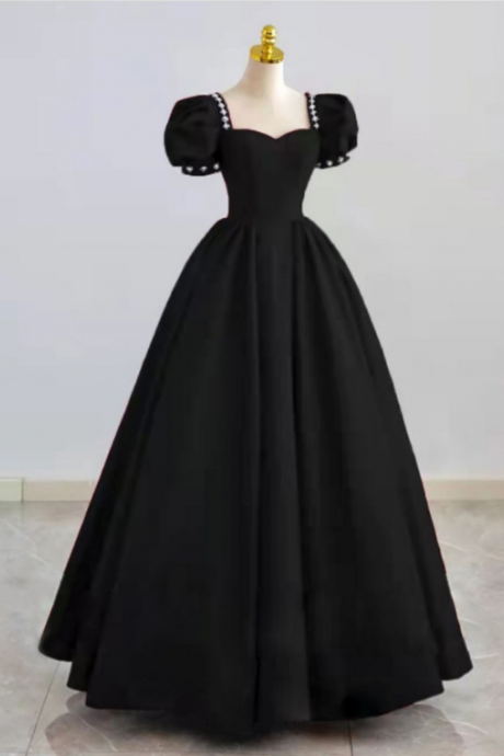 Prom Dresses,black Evening Dress Tutu Long Dress