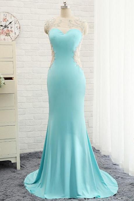 High Quality Prom Dress Backless Prom Dress , Beading Prom Dress Long Prom Dress Fashion Prom Dresses Prom Dress Cocktail Evening Gown For