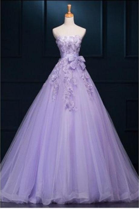 Prom Dresses,lilac Prom Dress,modest Prom Gown,ball Gown Prom Gown,princess Evening Dress,ball Gown Evening Gowns