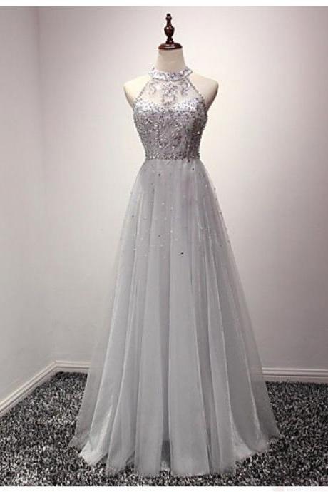 Gray Prom Dresses,laceprom Dress,lace Prom Dress,gray Prom Dresses,formal Gown,ball Gown Evening Gowns,modest Party Dress,prom Gown For Teens