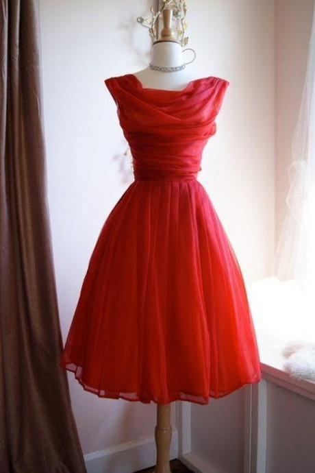 Red Homecoming Dress, Short Homecoming Dress