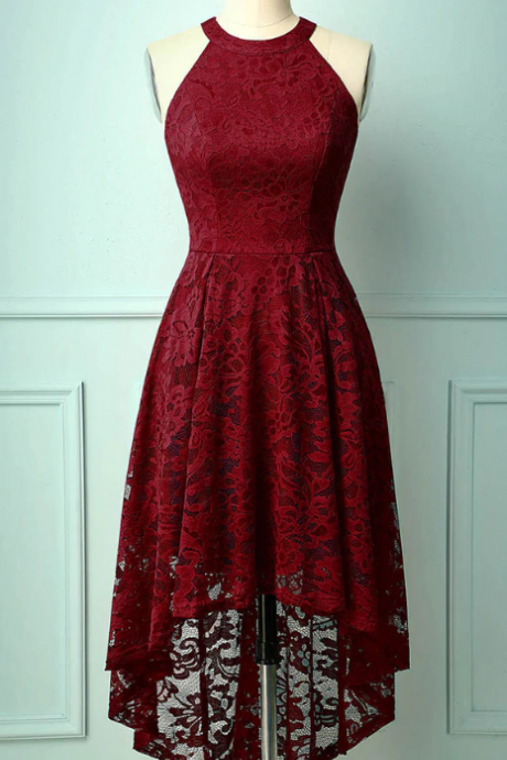 Burgundy Red Dress Prom Dresses Wedding Party Dress