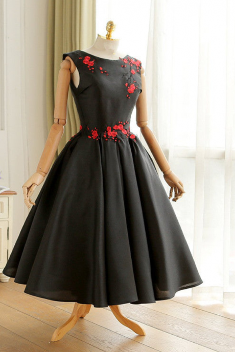 Homecoming Dresses,vintage Style Tea Length Wedding Party Dress,prom Dress Short Formal Dress