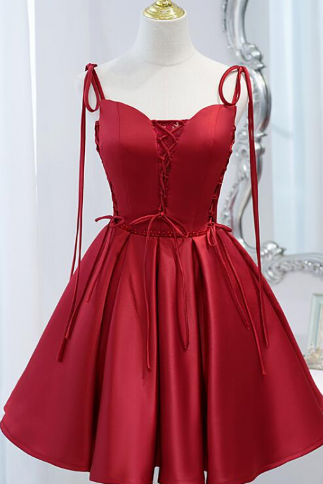 Lovely V-neckline Short Prom Dress, Party Dresses